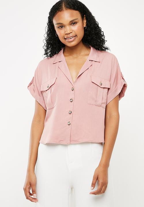 Superbalist - Utility shirt - pink