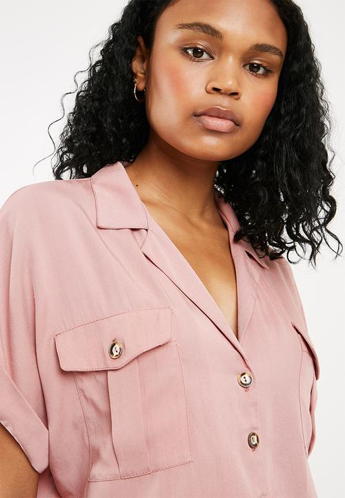 Superbalist - Utility shirt - pink