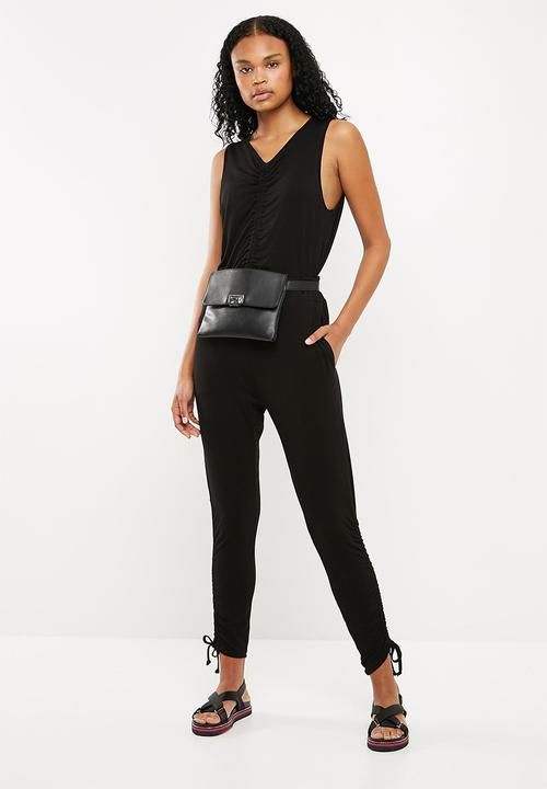 Superbalist - Drawstring detail vest - black
