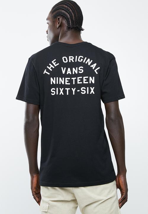 Vans - Spring training tee - black and white