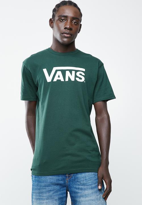 dark green vans t shirt