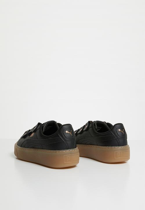 PUMA - Basket platform loops sneaker - black