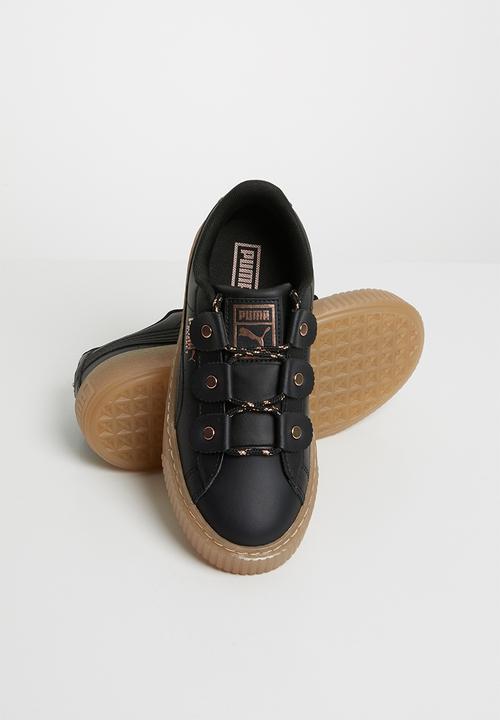 PUMA - Basket platform loops sneaker - black