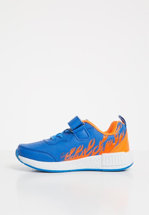 Pop Candy - Printed velcro strap sneaker - blue