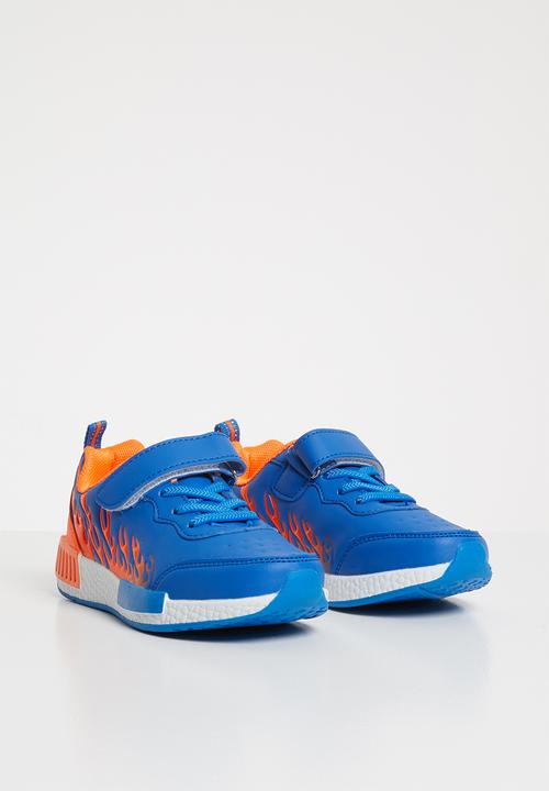 Pop Candy - Printed velcro strap sneaker - blue