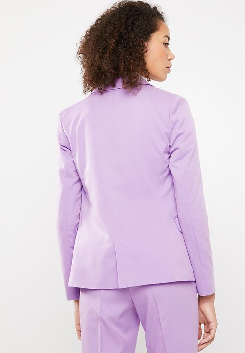 Superbalist - Double breasted suit jacket - lilac