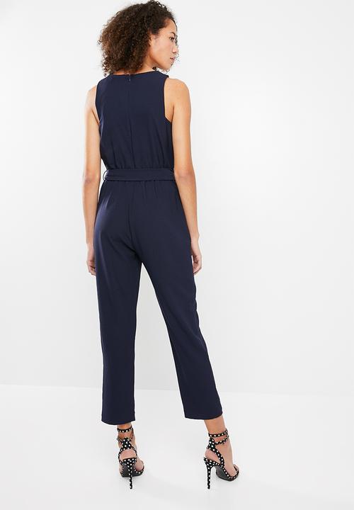 Superbalist - Jumpsuit with tapered cuff - navy 