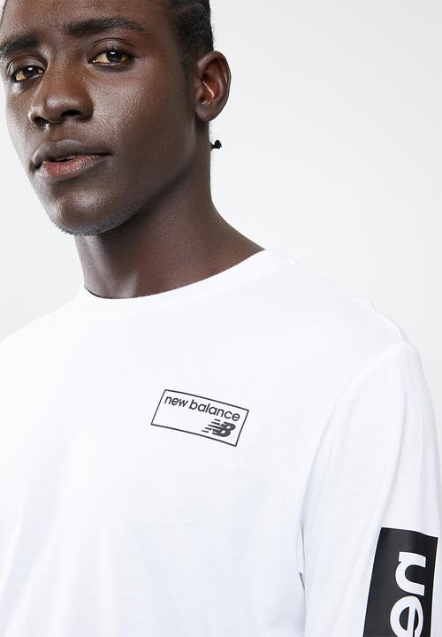 New Balance  - NB athletic tee - white