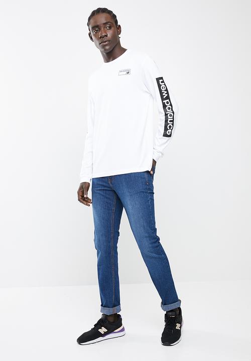 New Balance  - NB athletic tee - white