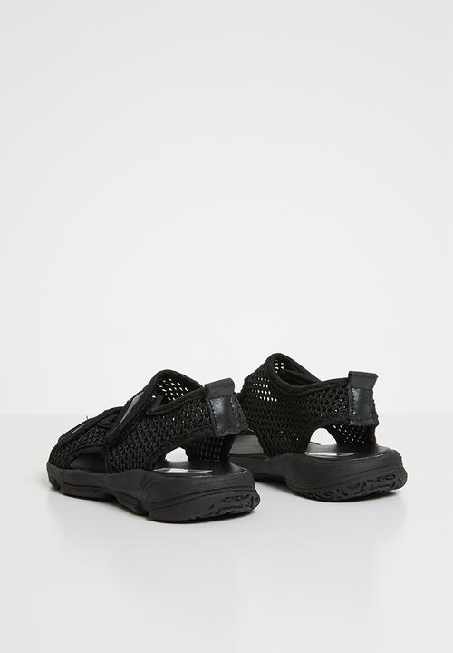 Pop Candy - Kids mesh cage sandal - black 
