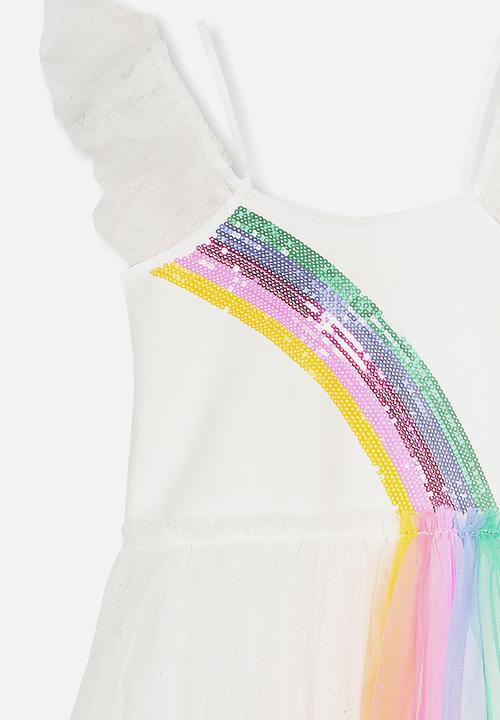 Cotton On - Iris tulle dress - white