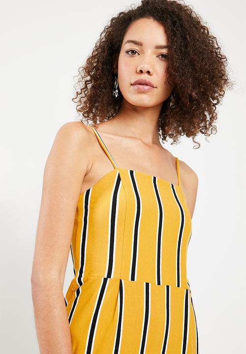 Superbalist - Striped jumpsuit - yellow stripe
