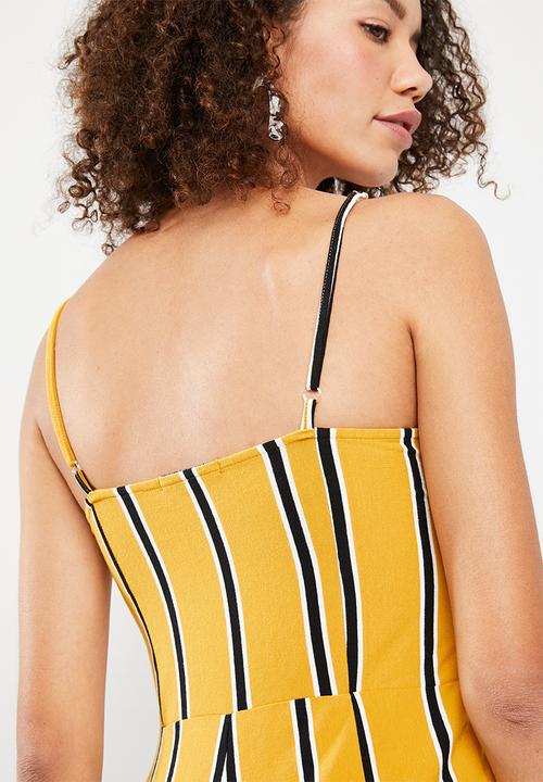 Superbalist - Striped jumpsuit - yellow stripe