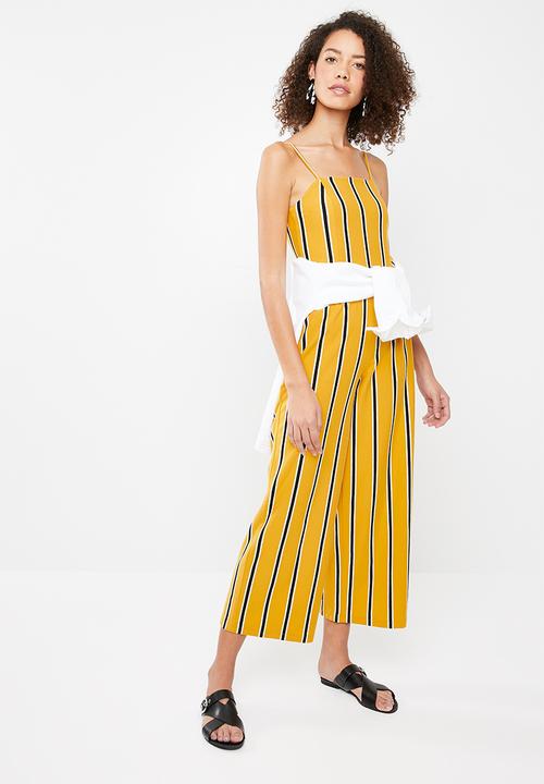 Superbalist - Striped jumpsuit - yellow stripe
