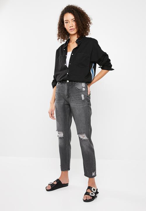 Superbalist - Mom jeans - black 