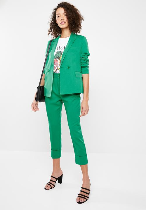 Superbalist - Double breasted suit jacket - green