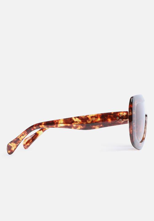 Superbalist - Jason oversized retro sunglasses - brown