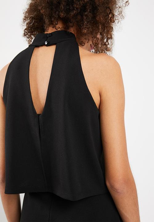 Superbalist - Cut out playsuit - black
