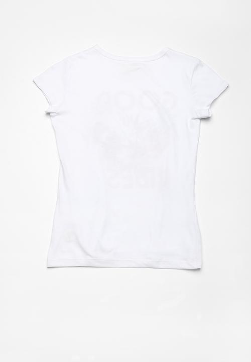 Pop Candy - Printed tee - white