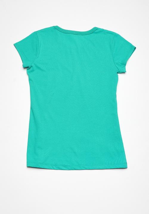 Pop Candy - Printed tee - turquoise