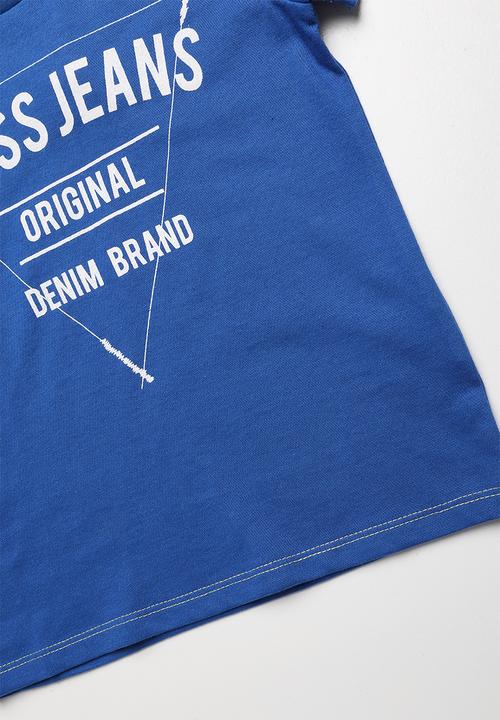 GUESS - Guess original tee - blue