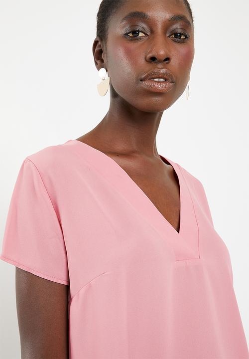 Superbalist - Basic shell blouse - dusty pink 