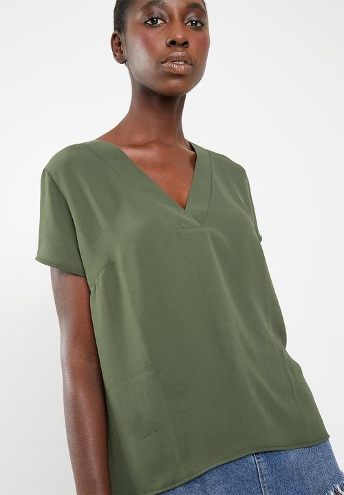 Superbalist - Basic shell blouse - olive