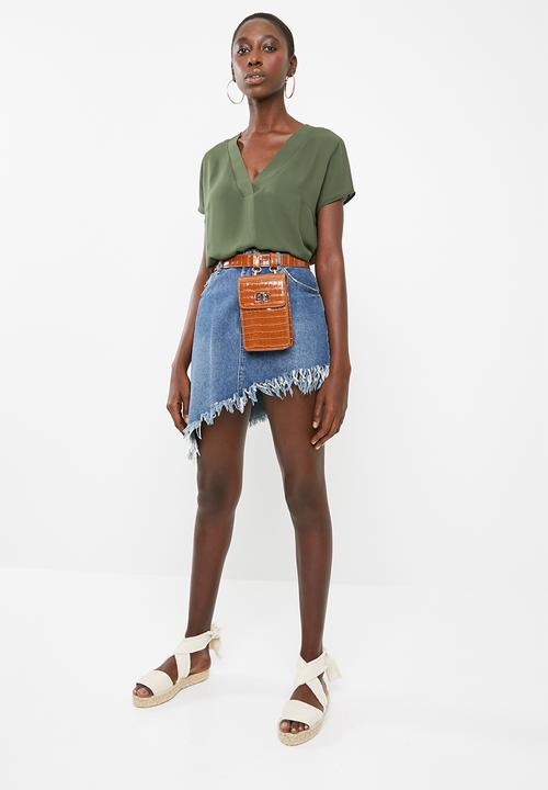Superbalist - Basic shell blouse - olive