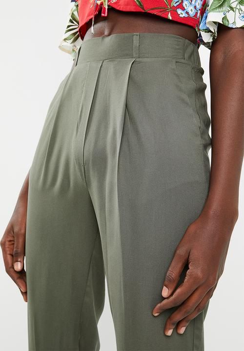 Superbalist - Soft tapered pants - olive