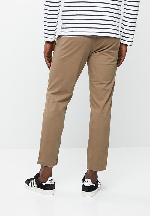 Superbalist - Cropped slim chino - taupe