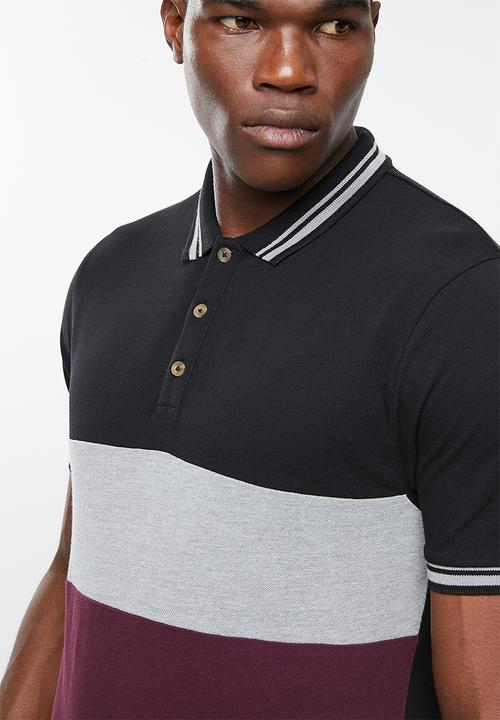 Superbalist - Pique short sleeve slim fit polo combo 2 pack - multi