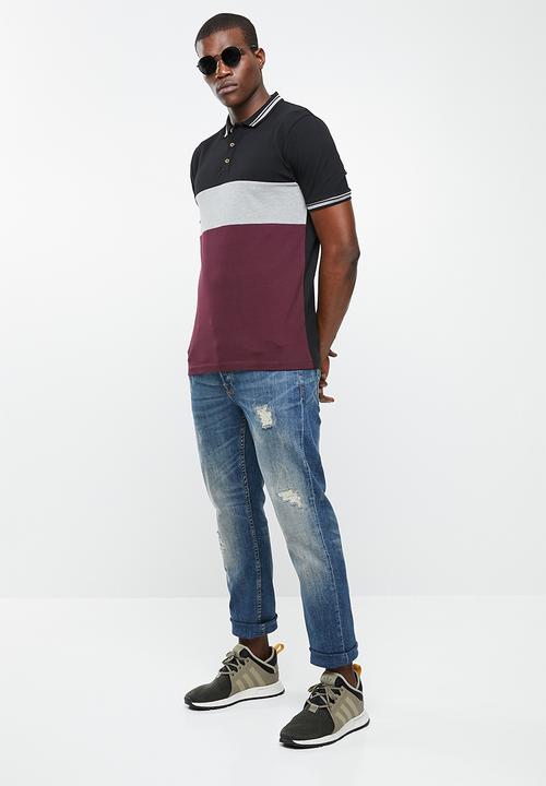Superbalist - Pique short sleeve slim fit polo combo 2 pack - multi