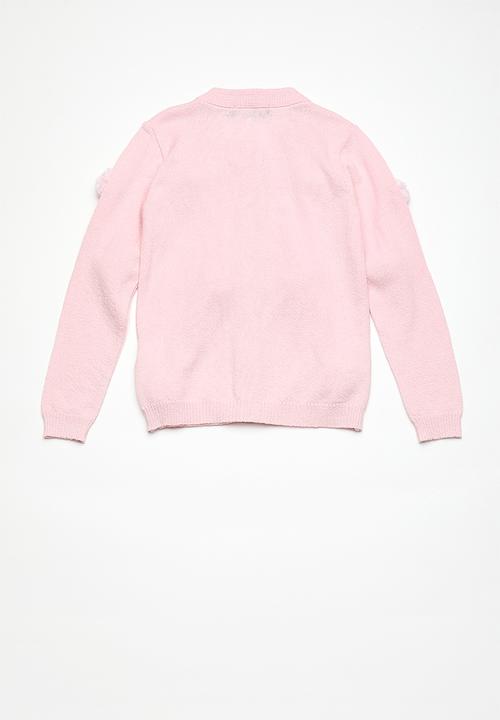 Superbalist - Pom pom cardigan - pink