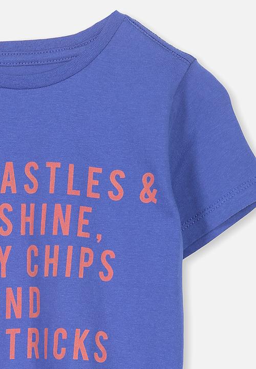 Cotton On - Max short sleeve tee - blue