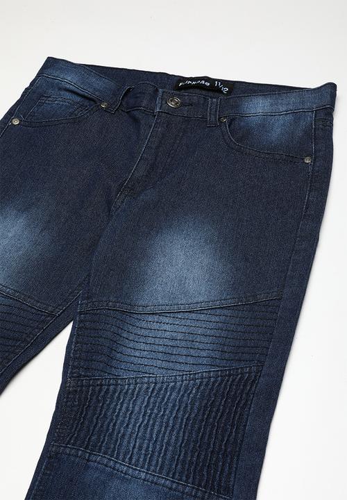 Twin Clothing - Biker denim jeans - navy