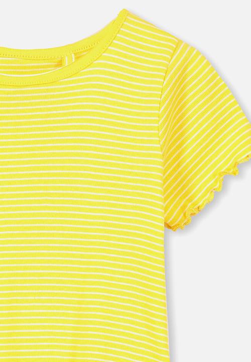 Cotton On - Short sleeve billie tee - yellow
