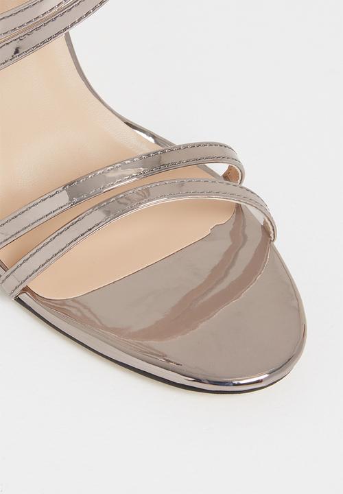 SISSY BOY - Strappy heels - dark grey
