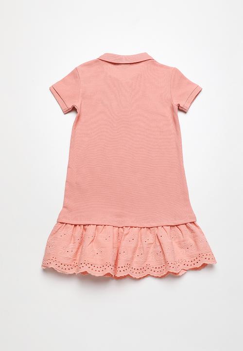 POLO - Kids Alexis frilled dress - pink