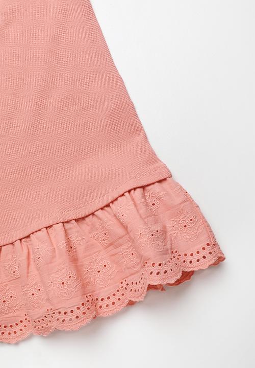 POLO - Kids Alexis frilled dress - pink