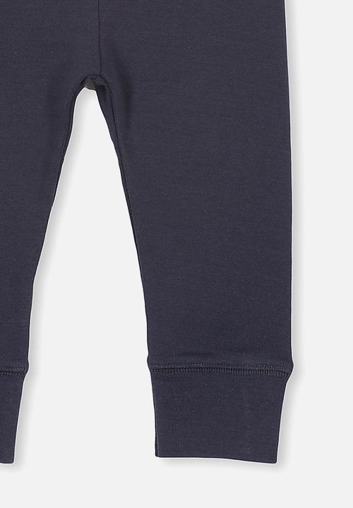Cotton On - New born legging - black