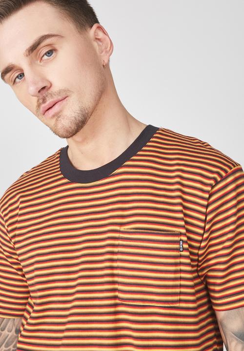 Cotton On - Dylan tee - tan & black