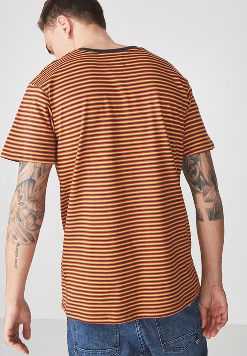 Cotton On - Dylan tee - tan & black