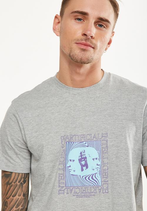 Cotton On - Tbar short sleeve tee  - grey 