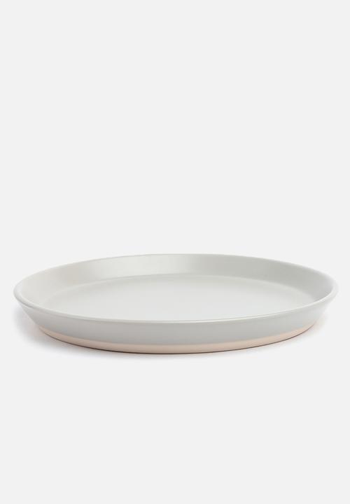 Sixth Floor - Ashen side plate set of 4 - grey