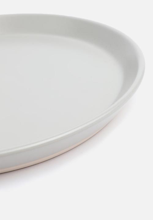 Sixth Floor - Ashen side plate set of 4 - grey