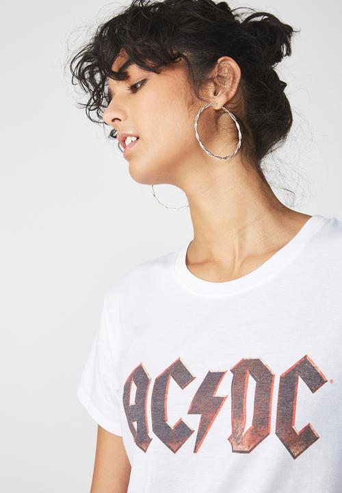 Cotton On - T bar fox graphic T-shirt -  white