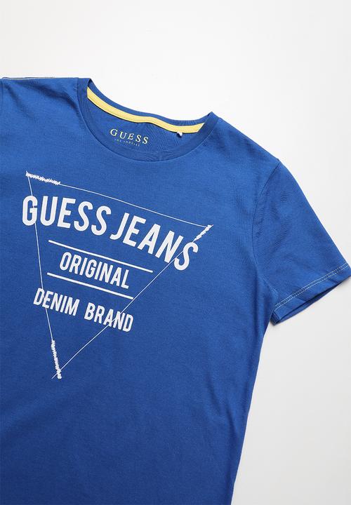 GUESS - Guess jeans original tee - blue