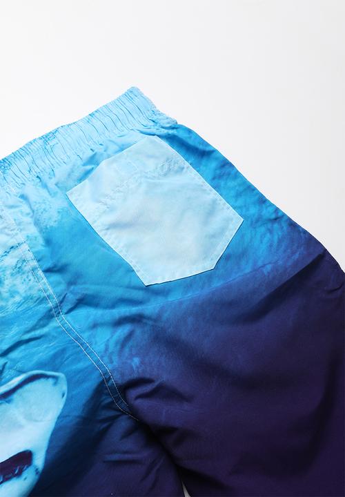 Pop Candy - Shark boardshorts - blue