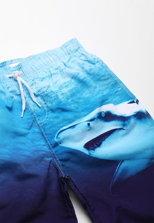 Pop Candy - Shark boardshorts - blue