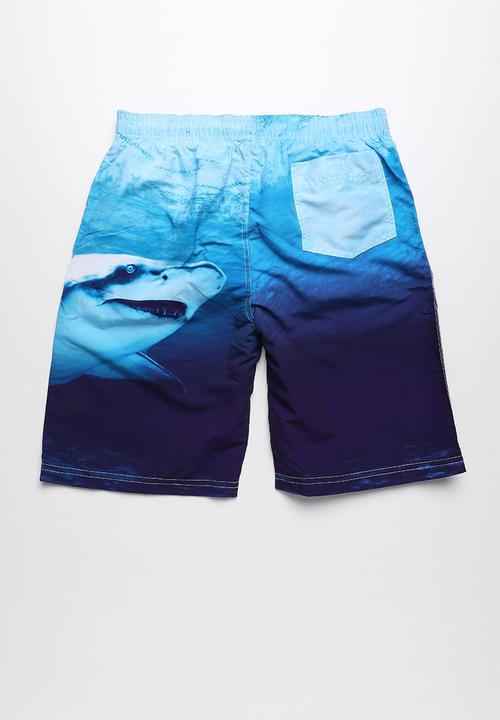 Pop Candy - Shark boardshorts - blue